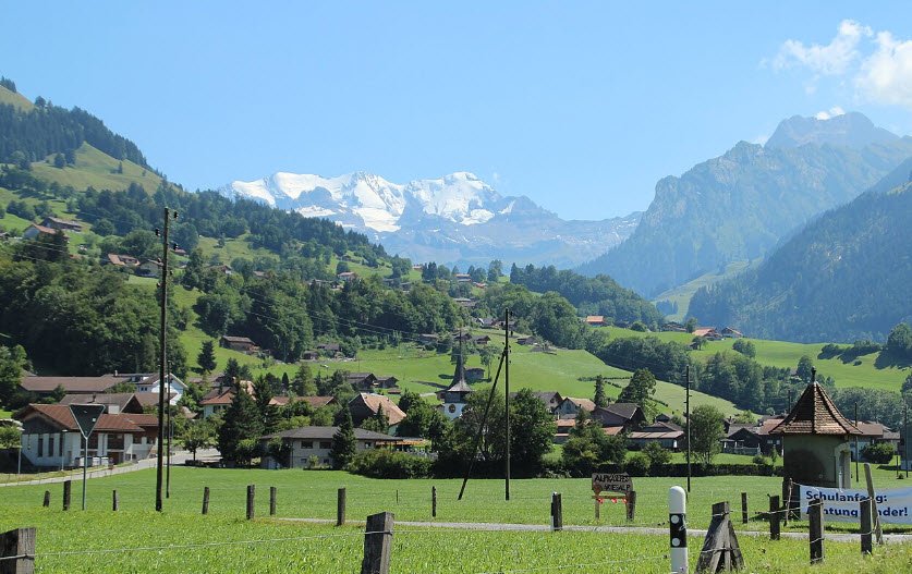 Burgruine Mülenen, Reichenbach im Kandertal, Switzerland, Switzerland